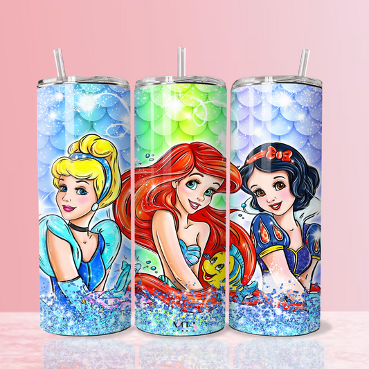 Tumbler Princess Blue térmico 590ml- MH