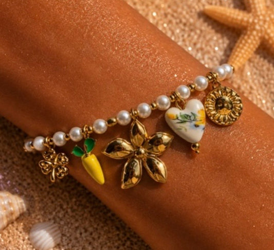 Pulseira para mão Summer Vibes- MH