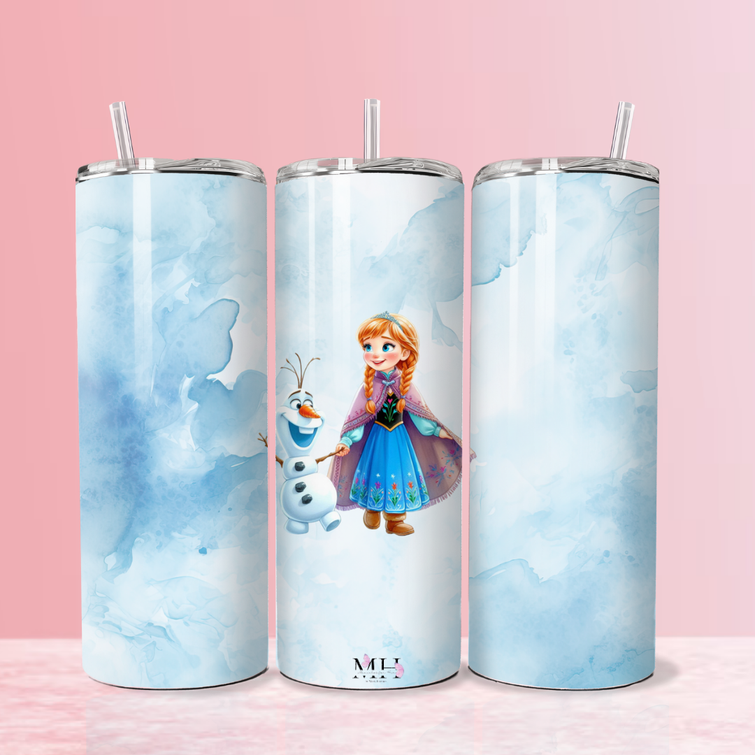 Tumbler 900ml Ana e Olaf