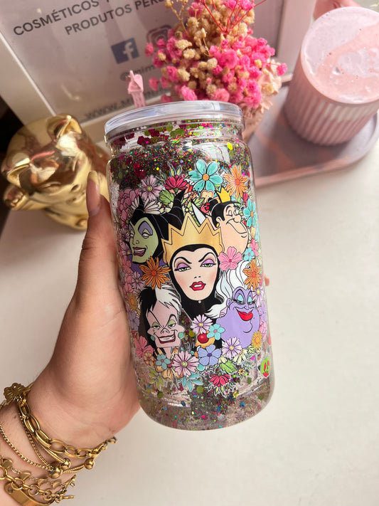 Copo Glitter Vilãs- MH