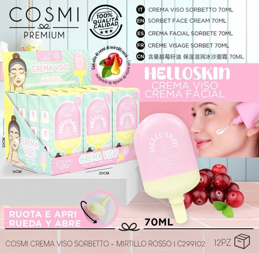 Creme facial de mirtilo- Cosmi