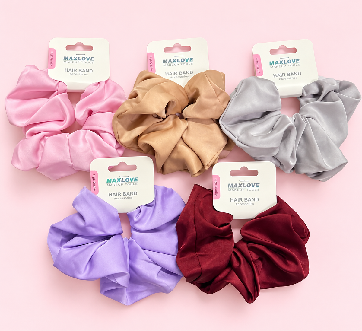 Scrunchie Acetinado XL- Max Love