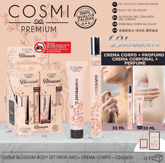 Mini-Perfume + Creme de corpo Blossom- Cosmi
