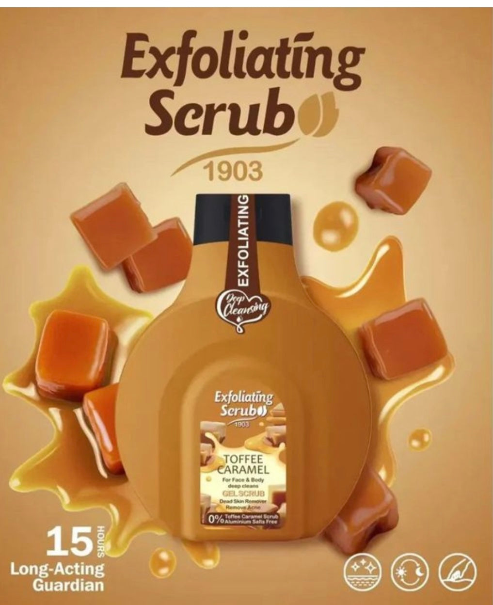 Exfoliante de Toffee Caramel- Tulipan Negro