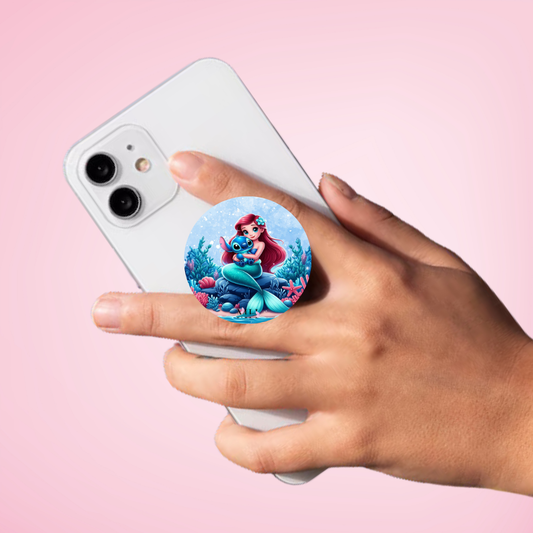 Pop Socket Ariel e Stitch