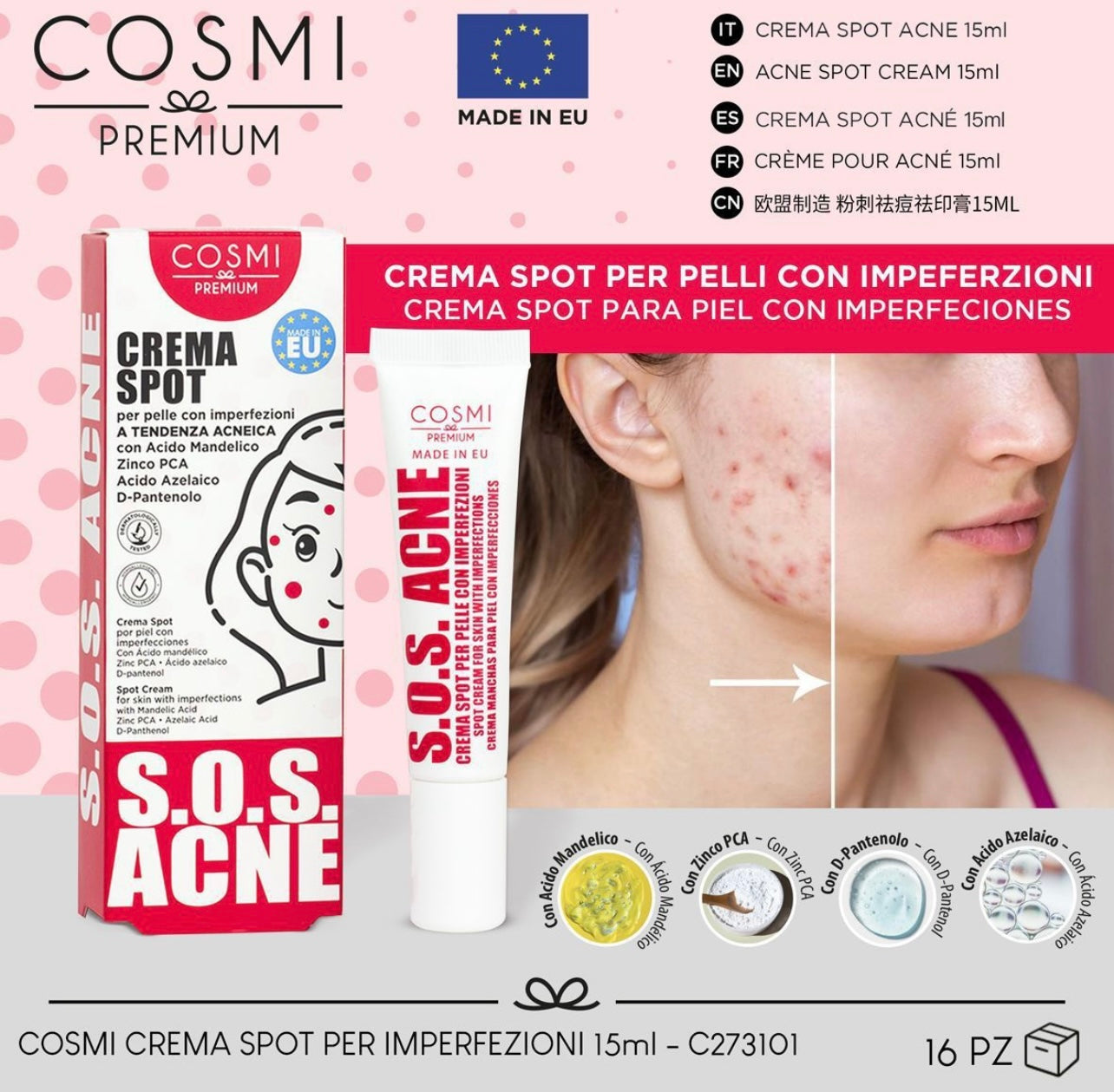 Creme Sos Borbulhas- Cosmi