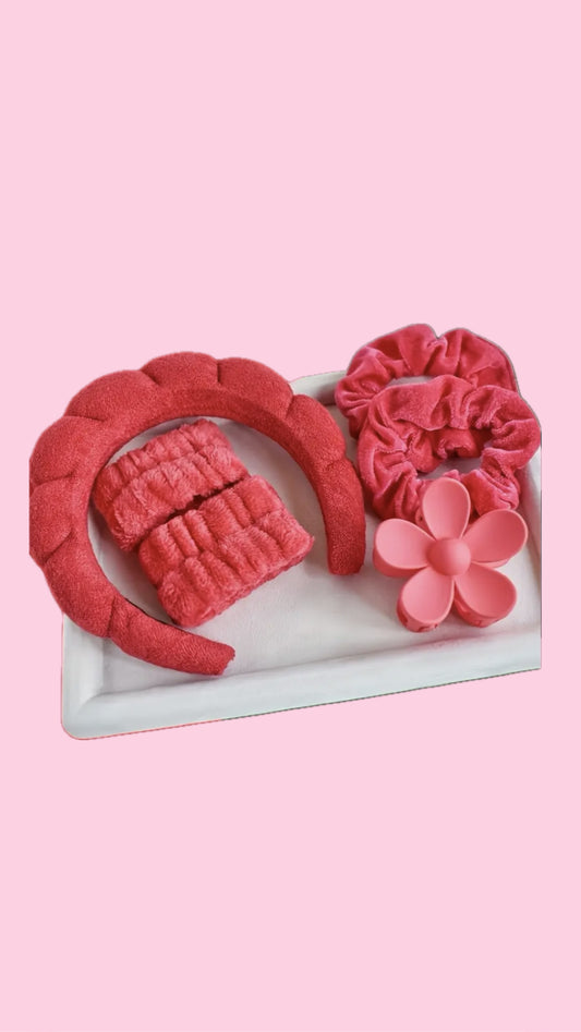 Conjunto de Skincare Vermelho- MH