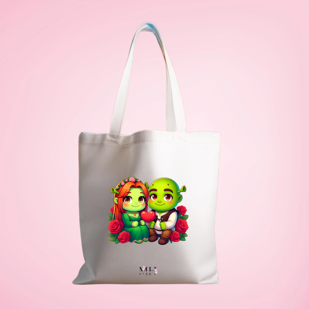 Totebag Shrek e Fiona