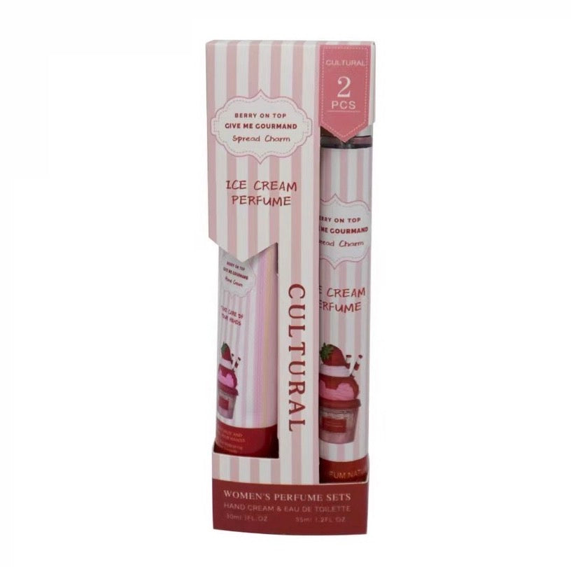 Perfume 35ml + Creme árabe Ice Cream Rosa- MH