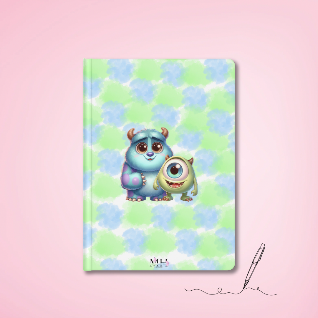 Caderno de notas Baby Monstros e Companhia