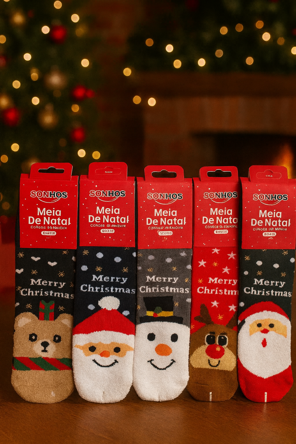 Meias de Natal Modelo 1- MH