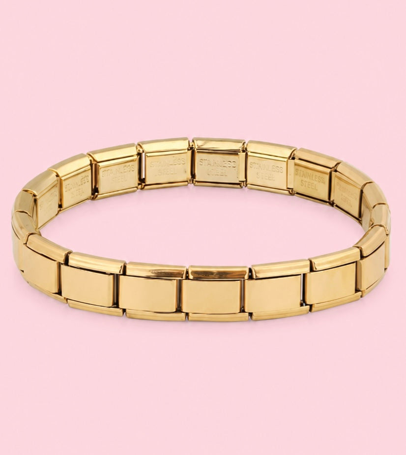 Italian Bracelet Gold Simples