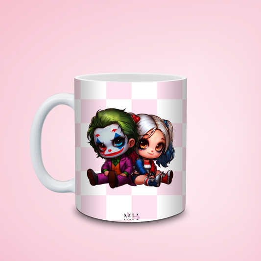 Caneca Joker e Arlequina