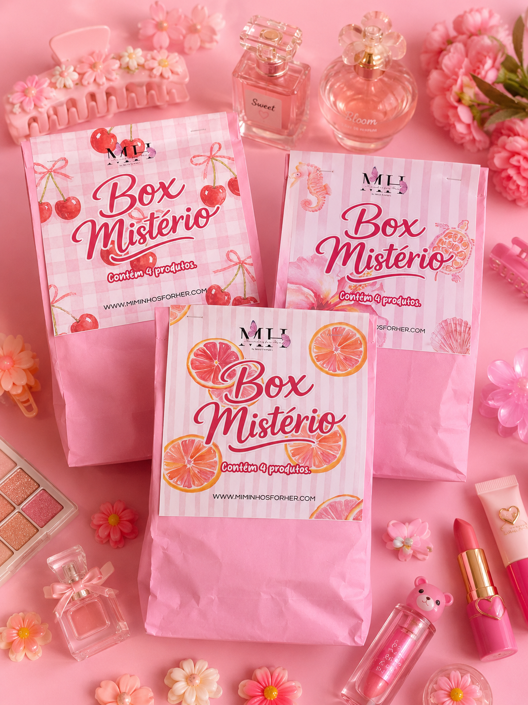 🆕 Box Mistério 4 produtos- MH