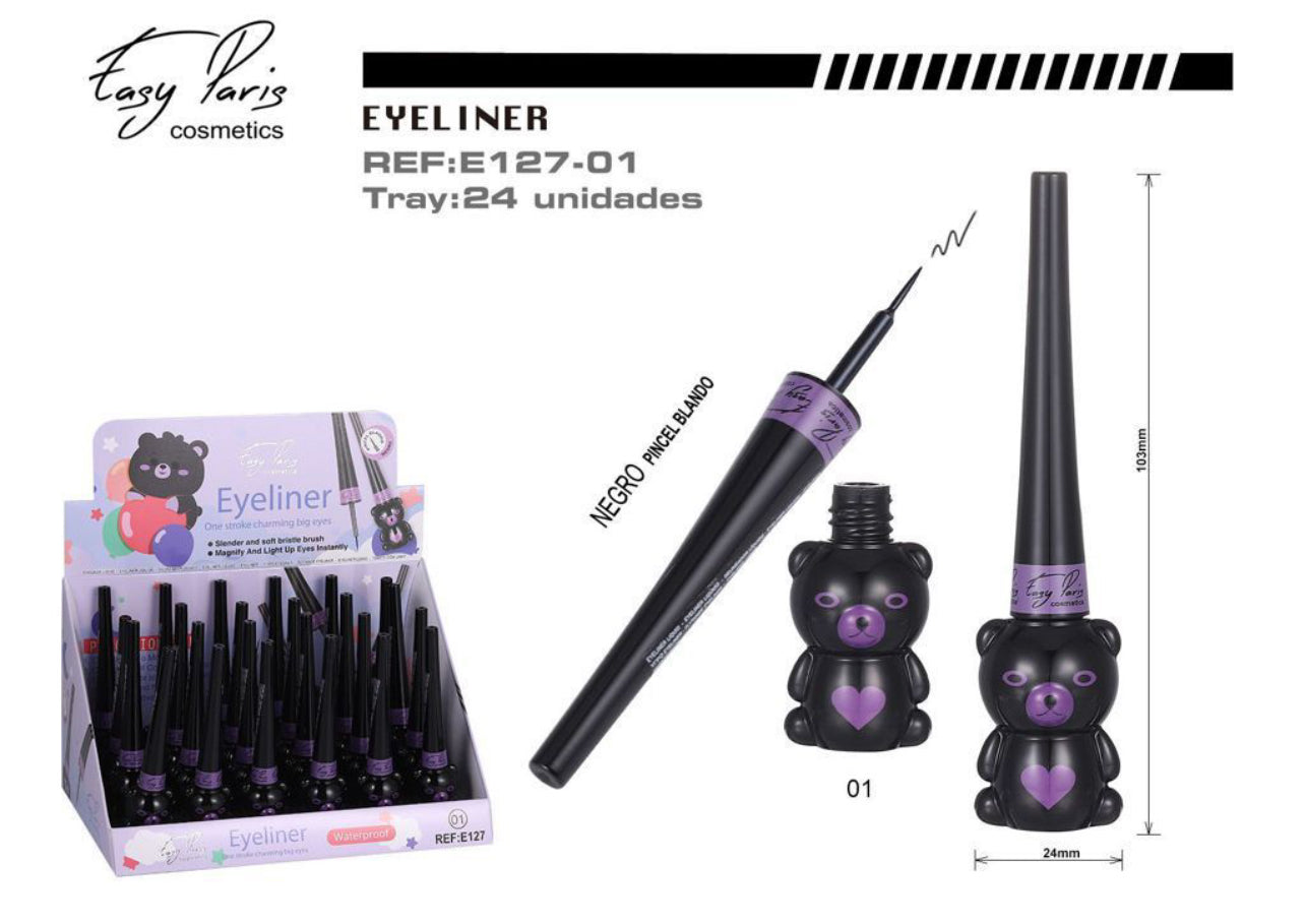 Eyeliner pincel- Easy Paris