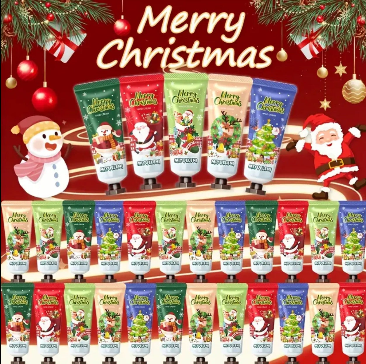 Cremes de mãos de Natal- MH