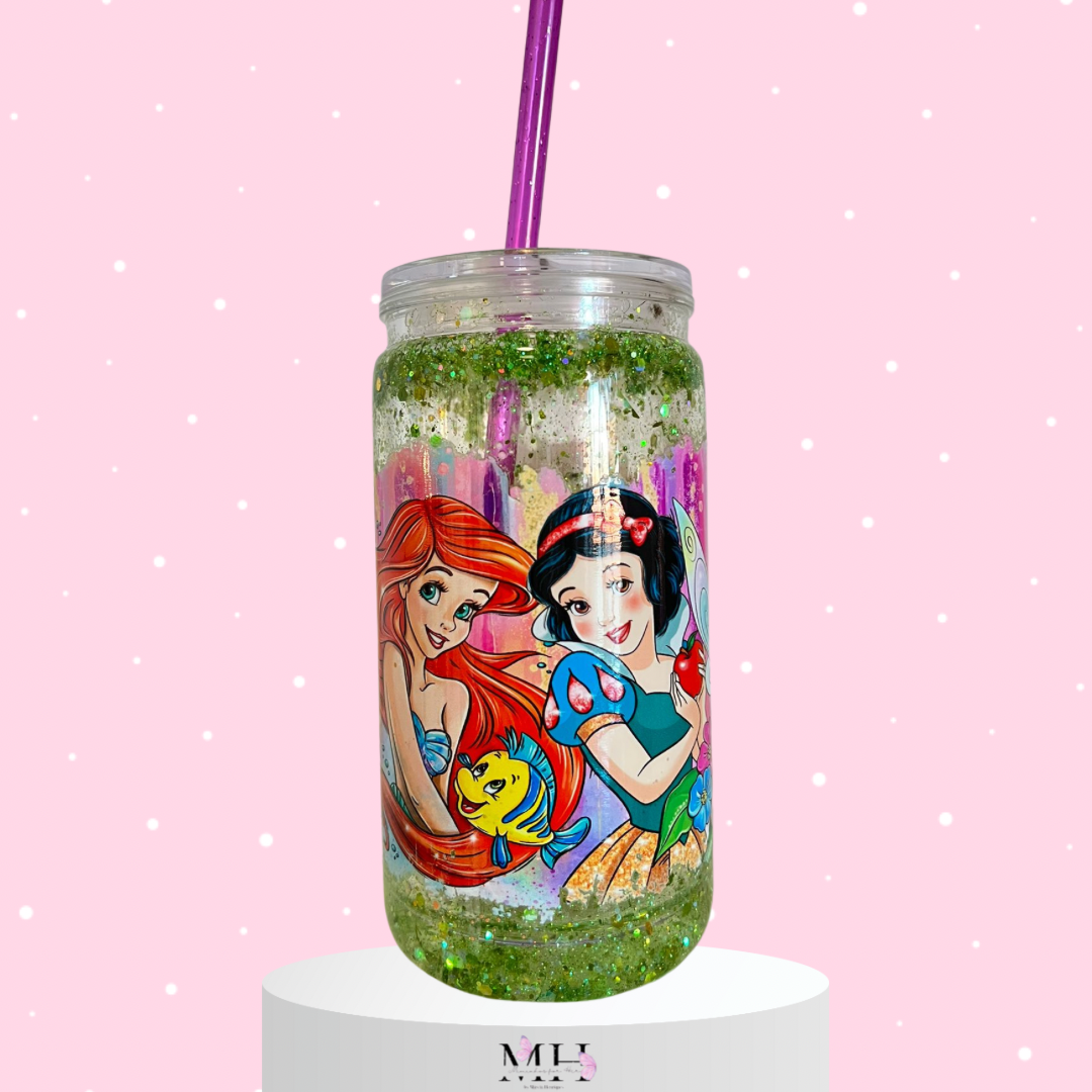 Copo Glitter 470ml Princesas- MH