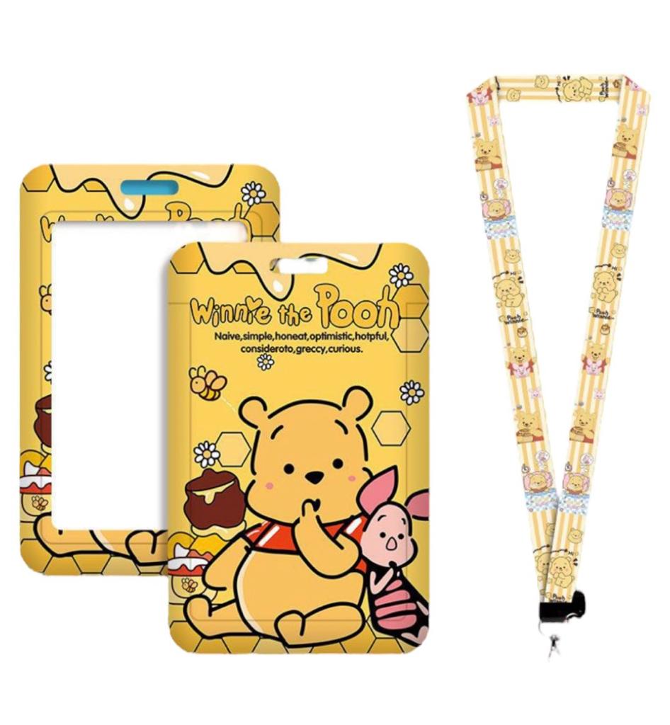 Porta cartões & Fita de porta-chaves Winnie the Pooh- Disney