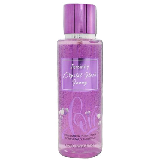 Body Splash Corpo & Cabelo com brilho Love 250ml- Sensinity