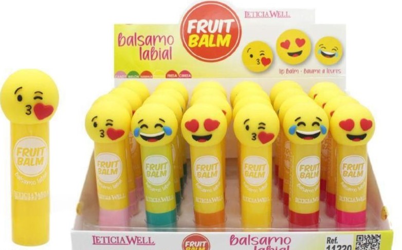 Emoji Bálsamo labial de Frutas- Leticia Well